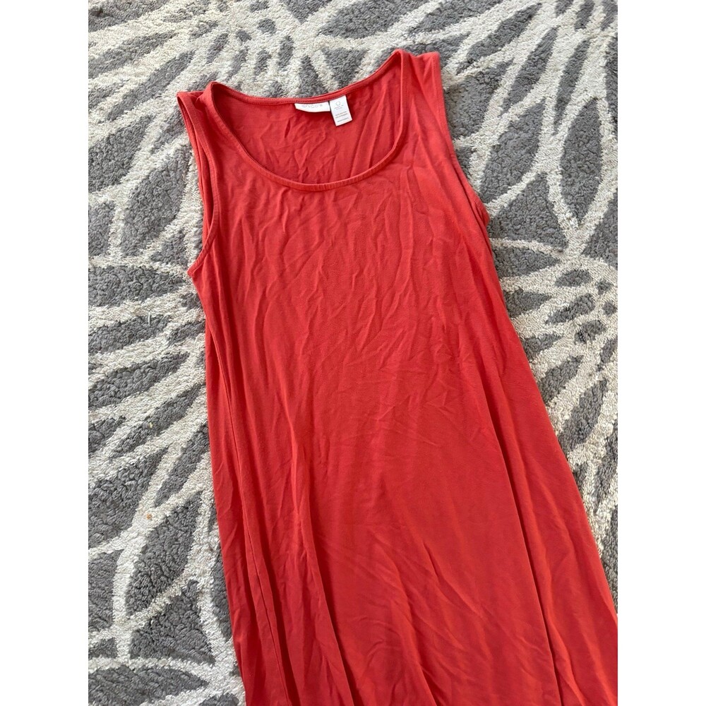 Red/Orange Chico’s Tank Top Shift Dress